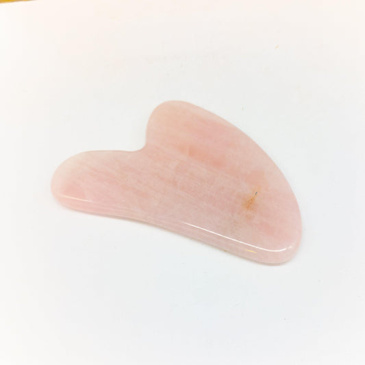 Rose Quartz Gua Sha — Sculpt, Lift & Detox Skin